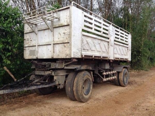 รถบรรทุกดั๊มพ่วงแม่ลูก ISUZU 270 แรงม้า รถจดทะเบียนปี 2546