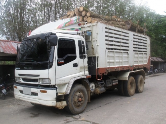 รถบรรทุกดั๊มพ่วงแม่ลูก ISUZU 270 แรงม้า รถจดทะเบียนปี 2546