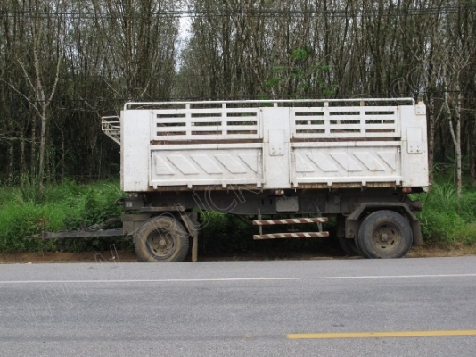 รถบรรทุกดั๊มพ่วงแม่ลูก ISUZU 270 แรงม้า รถจดทะเบียนปี 2546