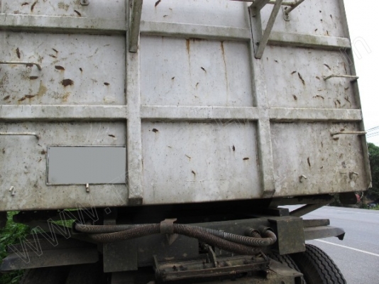 รถบรรทุกดั๊มพ่วงแม่ลูก ISUZU 270 แรงม้า รถจดทะเบียนปี 2546