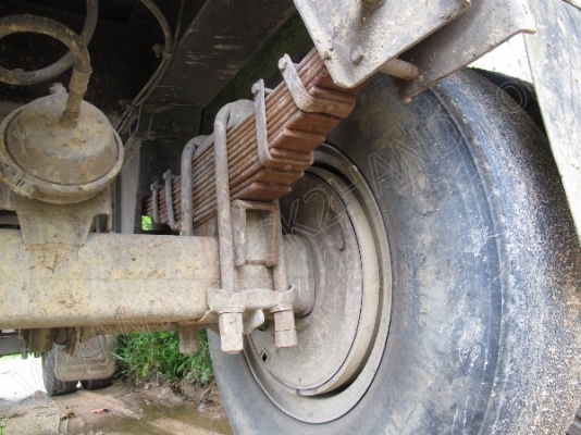 รถบรรทุกดั๊มพ่วงแม่ลูก ISUZU 270 แรงม้า รถจดทะเบียนปี 2546