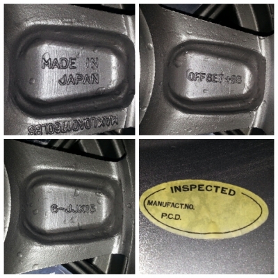 spirits japan15&times;6.5"ล้อนอกเบาๆ