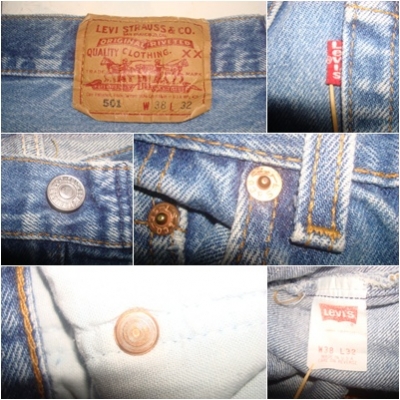 # 9011 # ยีนส์ Levi's 501 ผ้าทราย ของแท้ มือสอง เอว 39 ยาว 30นิ้วครึ่ง เนื้อทรายสวย ตะเข็บสวย made in usa # 9011 # ยีนส์ Levi's 501 ผ้าทราย ของแท้ มือสอง เอว 39 ยาว 30นิ้วครึ่ง เนื้อทรายสวย ตะเข็บสวย made in usa