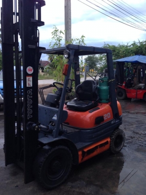 ขาย ฟอล์คลิฟต์ 2.0 ตัน TOYOTA 6FG20 LPG เก่าญี่ปุ่น