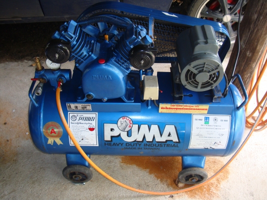 ขายปั๊มลม PUMA 92 ลิตร สภาพ 95\%