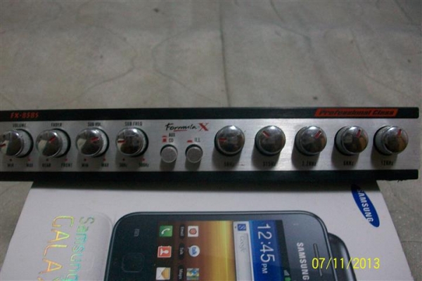 ปรีแอมป์รถยนต์ formula-x fx-858s