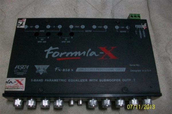 ปรีแอมป์รถยนต์ formula-x fx-858s ปรีแอมป์รถยนต์ formula-x fx-858s