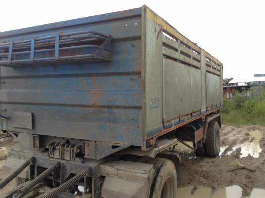 ขายสิบล้อดั้มแม่ลูกติดก๊าซNGVรถสวยพร้อมใช้MITSUBISHI527Sเครื่องฮุนได320แรง