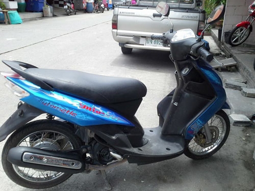 mio ตากลม ปี 50 สีน้ำเงิน รถบ้าน เครื่องเดิมๆแน่นๆ ไม่หลวม ไม่มีควัน เอกสารครบ