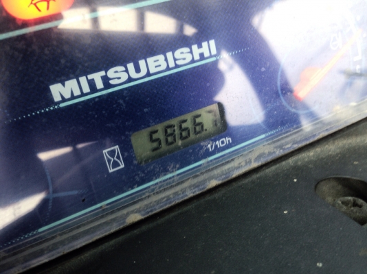 ***ขายรถยกเก่านอกแท้100\%*** MITSUBISHI GRANDIA FG30 เสาสูง4เมตร หิ้ง(งาเทได้)สนใจสินค้าติดต่อ083-062-0223