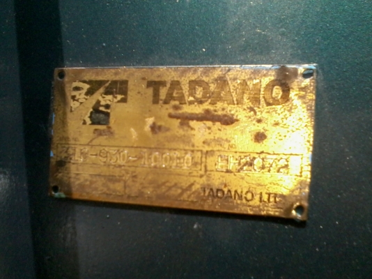 ขายเครน TADANO ZFx500 5ตัน5ปอก4ชัก สภาพดี เอวแน่ ไม่มีหักร้าวครับ