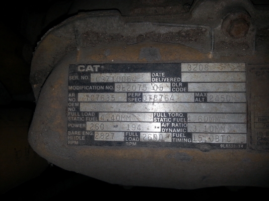 เครื่อง CAT 3208