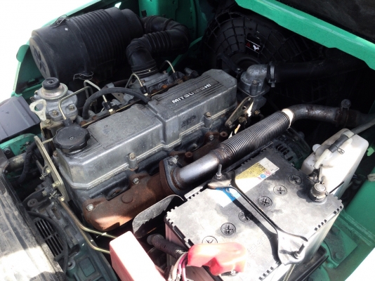 ***ขายรถยกเก่านอกแท้100\%*** MITSUBISHI GRAND FD35 เสาสูง6เมตร ***ขายรถยกเก่านอกแท้100\%*** MITSUBISHI GRAND FD35 เสาสูง6เมตร