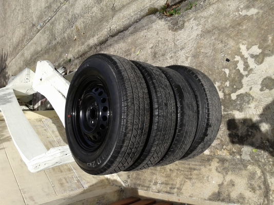 ล้อแม็กช์พร้อมยางล้อกะทะพร้อมยาง2ชุด8วงขาย 3900 บาท