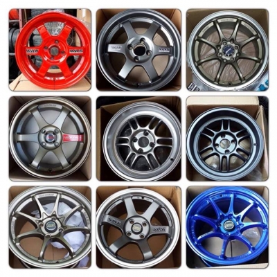 จัดโปรขายล้อแม็กใหม่ล้นๆ TE37-TE37SL-RPF1-CE28 ขอบ15 กว้าง8 4 รู100/(114บางรุ่น)ราคา 10,900 บาท พร้อมใส่ ของแถมเพียบ