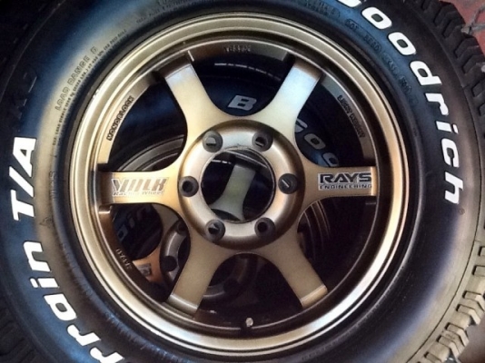 ขายล้อ  TE 37 X  6 รู  ขอบ 16  พร้อมยาง  BF  สวยๆ เชิญครับ