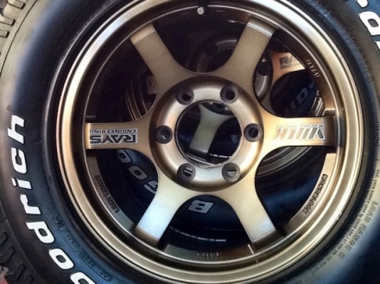 ขายล้อ  TE 37 X  6 รู  ขอบ 16  พร้อมยาง  BF  สวยๆ เชิญครับ