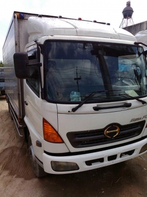 ขายรถ 6 ล้อ ตู้แห้ง Hino mega FC ปี 47 เอกสารพร้อมโอน