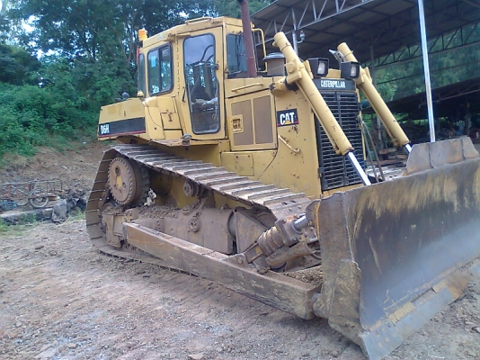 รถแทรคเตอร์ CAT D6 H ใบมีด 6 ทิศทาง รถสวย ช่วงล่างเต็ม เอกสารใบอินวอยล์