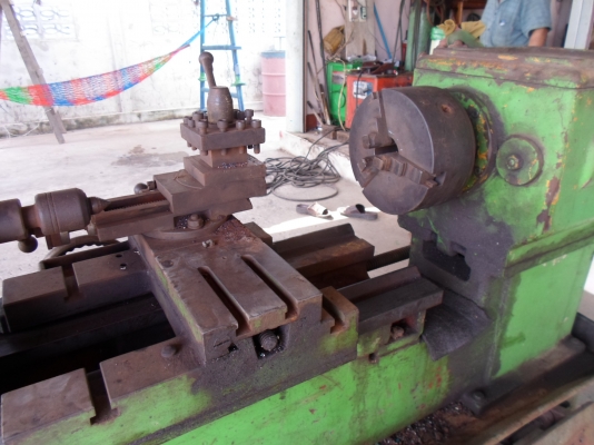 แท่นกลึง 4 ฟุต   ต้าชิง พร้อมใช้้ 38,000  มอเตอร์ใช้ไฟบ้าน สภาพตามรูป