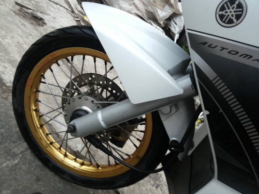 Yamaha Nouvo MX สีขาวดำ ร้อนเงิน