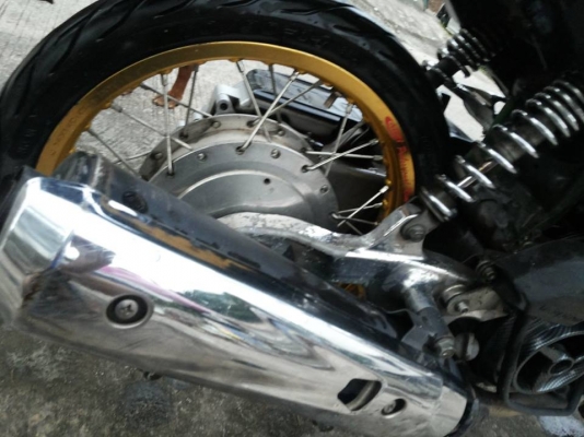 Yamaha Nouvo MX สีขาวดำ ร้อนเงิน