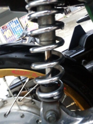 Yamaha Nouvo MX สีขาวดำ ร้อนเงิน