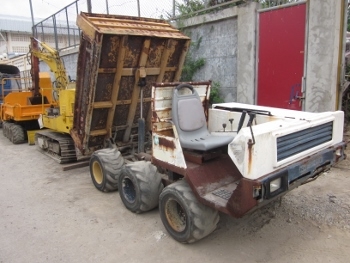 ขาย- Dumper รถบรรทุกล้อยาง KOMATSU: HD30 เครื่อง KOMATSU ดีเซล 3 สูบ ขนาดใหญ่ บรรทุกได้เยอะ