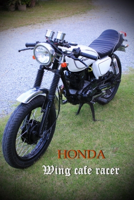 ///สำหรับคนงบน้อย Honda Wing black &amp; white cafe ทะเบียนเต็มโอน ///