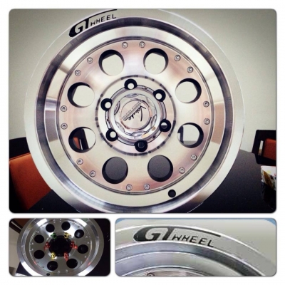 ขายแม็กใหม่กระบะGT Wheel ขอบ15 กว้าง 8 ออฟ 0 6รู139 สีบรอนซ์หน้าเงา 9900 บาท