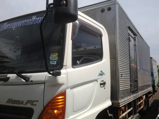 ขายตู้สเตนเลสไว้ใส่นำแข็งติดมากับหกล้อHINO ขายตู้สเตนเลสไว้ใส่นำแข็งติดมากับหกล้อHINO