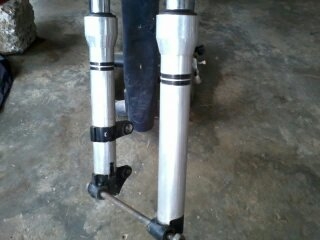 กระบอกโช๊คหน้ากลึง YAMAHA MIO FINO