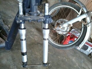 กระบอกโช๊คหน้ากลึง YAMAHA MIO FINO กระบอกโช๊คหน้ากลึง YAMAHA MIO FINO