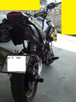 ขาย NEW KSR ปี 2554 สถาพเดิม เครื่องเดิม คาบูเดิม แต่งนิดหน่อยคับ อยู่ กรุงเทพคับ แถว ตลิ่งชั่น ถนนบรมราชชนณี วิ่ง 2xxxx คับ ราคา 38,500.-  รายละเอียด--  -เครื่องเดิม -เอกสาร+ทะเบียนพร้อมโอน -รถบ้านมือเดียว -รถออก ม.ค ปี 2554 ตัวนิว -ใส่โช็ค YSS สีขาว ยกส