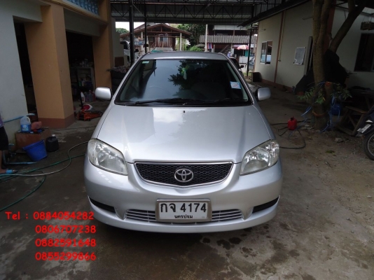 ขาย Toyota Vios สีบรอนซ์เงิน ติดแก็ส lpg ราคา 235,000 บาท ++++++++