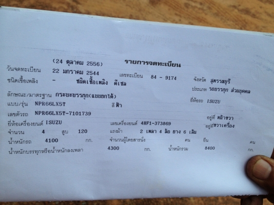 ขาย 6 ล้อ isuzu (แบบยกได้)