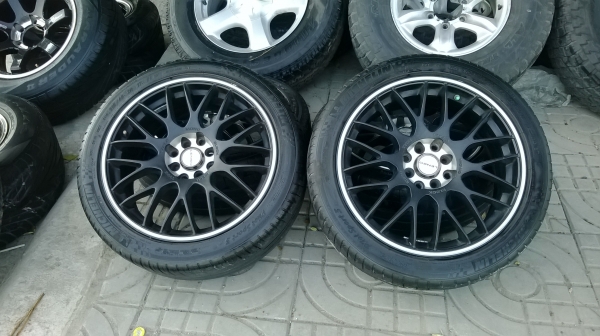 ขายล้อ lenso 4รู100/114 ขอบ17พร้อมยางชุดละ6800