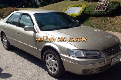 ***ขายแล้วครับขอบคุณ Truck2hand ขาย เก๋งสวยๆเดิมบางทั้งคัน ไม่เคยติดแก๊ส TOYOTA CAMRY 2.2 SE.G AUTO ตัวท็อป ปี43/00 เครื่องเดิมเกียร์เดิม ภายในสวย อ็อปชั่นครบ แอร์เย็น สีสันสวยบางทั้งคัน หน้า-หลังเดิมๆไม่เคยชน ไม่จมน้ำ ภายในสวยครบ ยางดี ล้อ