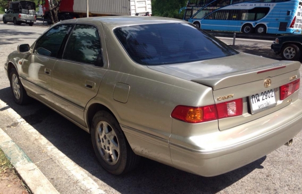 ***ขายแล้วครับขอบคุณ Truck2hand ขาย เก๋งสวยๆเดิมบางทั้งคัน ไม่เคยติดแก๊ส TOYOTA CAMRY 2.2 SE.G AUTO ตัวท็อป ปี43/00 เครื่องเดิมเกียร์เดิม ภายในสวย อ็อปชั่นครบ แอร์เย็น สีสันสวยบางทั้งคัน หน้า-หลังเดิมๆไม่เคยชน ไม่จมน้ำ ภายในสวยครบ ยางดี ล้อ