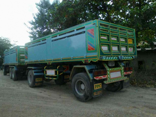 ขายรถ 18 ล้อพ่วงแม่-ลูกดัมพ์ ISUZU ROCKY 240 แรงม้านางฟ้าแท้ ปี 2539 ลูกพ่วง 2 คานแท้กระบะข้างเรียบ ราคา 1780000