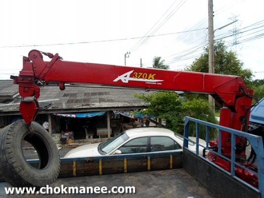 ซื้อขายแล้วครับ รถบรรทุกติดเครน 3.7 ตัน 4 ท่อน