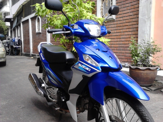 Suzuki New Smash ปี55 สตาร์ทมือ รถบ้าน ใช้น้อย สีสวย เอกสารโอนครบ