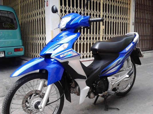 Suzuki New Smash ปี55 สตาร์ทมือ รถบ้าน ใช้น้อย สีสวย เอกสารโอนครบ