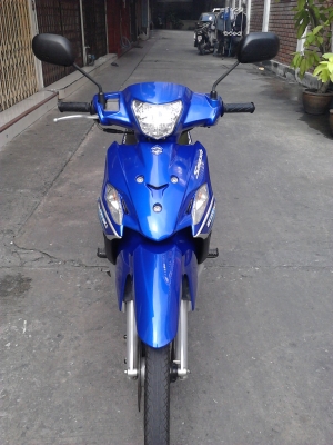 Suzuki New Smash ปี55 สตาร์ทมือ รถบ้าน ใช้น้อย สีสวย เอกสารโอนครบ