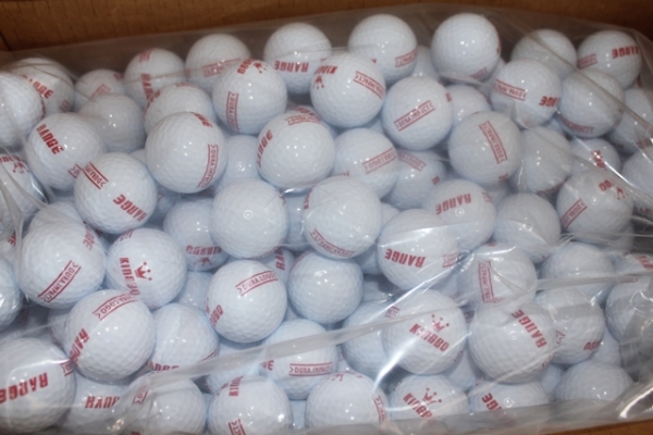 ลูกกอล์ฟ ซ้อมไดร์ฟ แบบ 2 ชั้น สีแดง