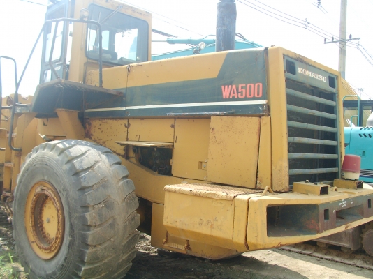 ขายรถตักล้อยาง Komatsu WA500-1 สภาพดี พร้อมใช้งาน