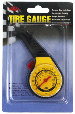 ที่วัดลมยาง สีดำ-เหลือง (ซื้อ 10 ฟรี 1)