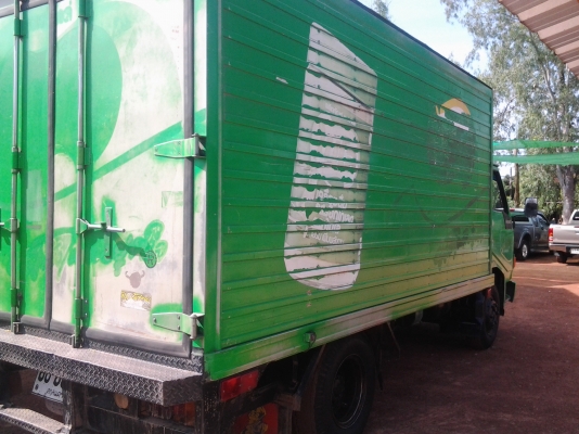 HINO ตู้แห้งยาว 5 เมตร 3 บาน ถอดลงจาก FB