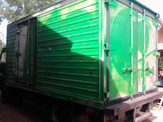 HINO ตู้แห้งยาว 5 เมตร 3 บาน ถอดลงจาก FB