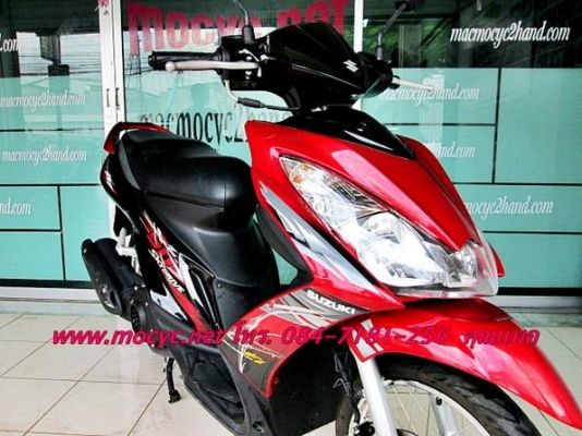 skydrive สีแดง ปี 56 รถ 5 เดือน ไมล์ 3 พันโล เครื่องยนต์ หัวฉีด แรงด้วย125 cc.แถมหมวกกันน๊อก 22900